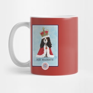 Funny King Charles Spaniel Coronation Print Mug